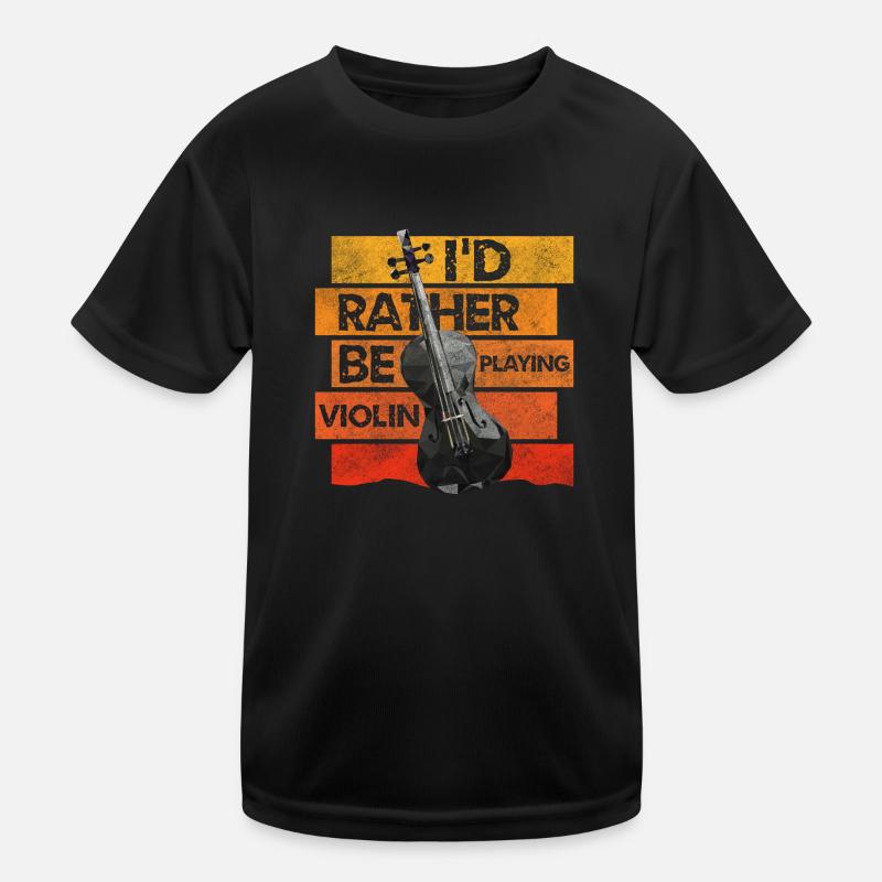 Violoniste Lecteur de musique classique Symphony T-shirt sport Enfant