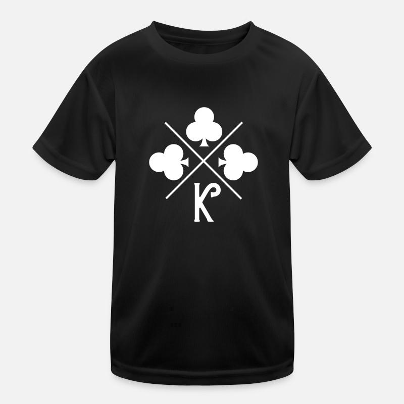 Letter k lucky clover Kids Functional T-Shirt