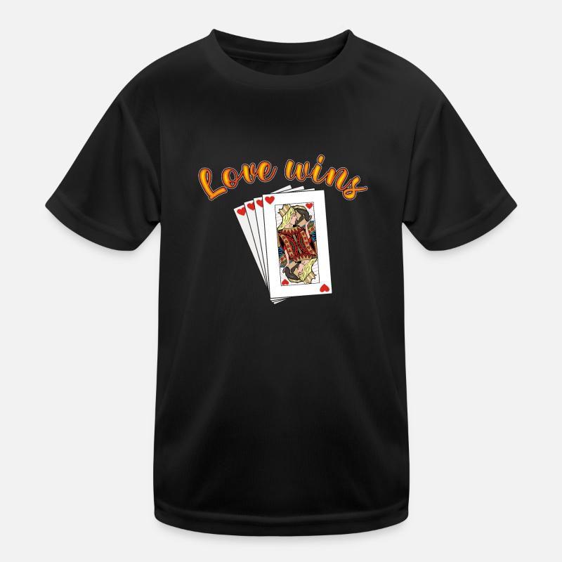 Queen and King of Hearts Kids Functional T-Shirt