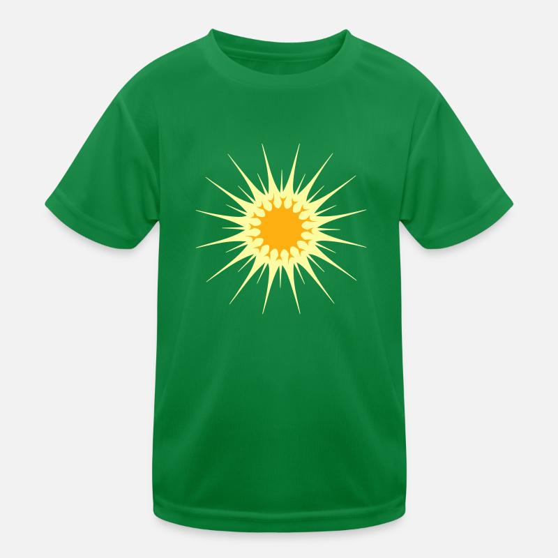Bright Sun Rays Summer Glow Light Warmth Kids Functional T-Shirt