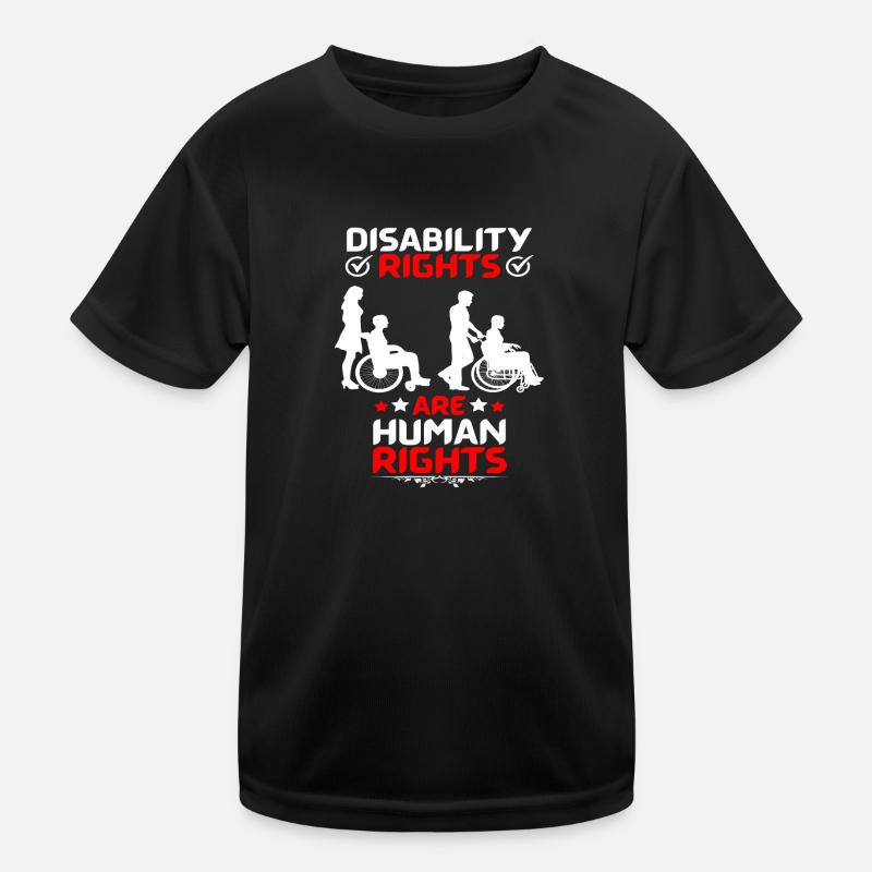 Disability Rights Are Human Rights Kids Functional T-Shirt