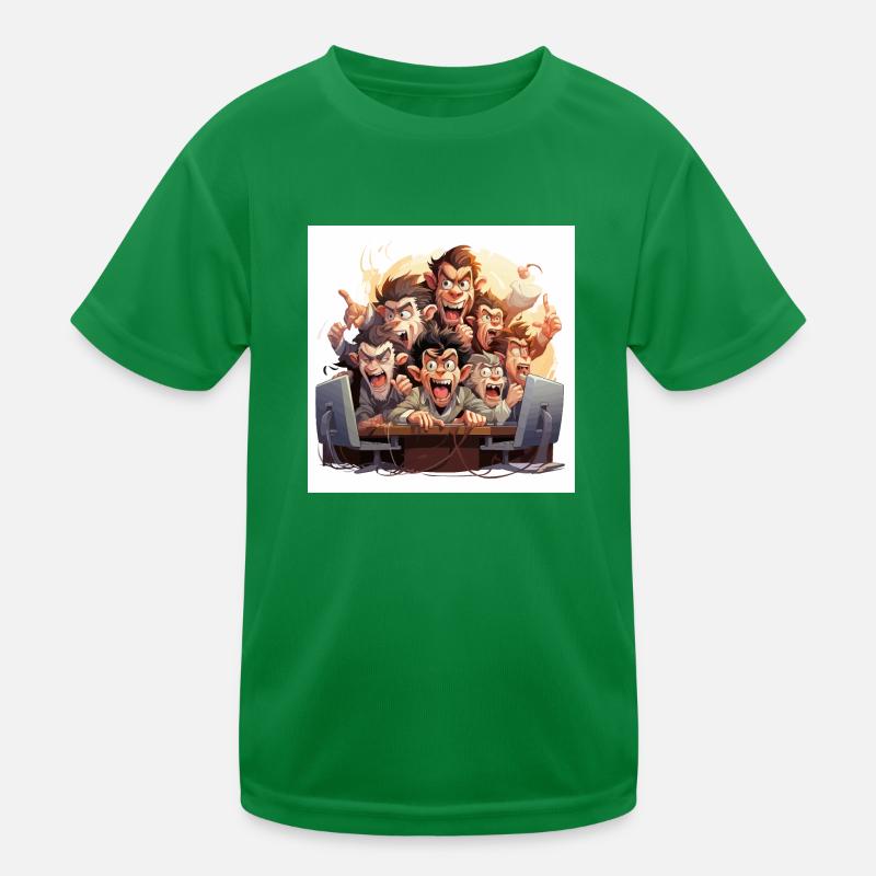 The Caffeinated Typists Kids Functional T-Shirt