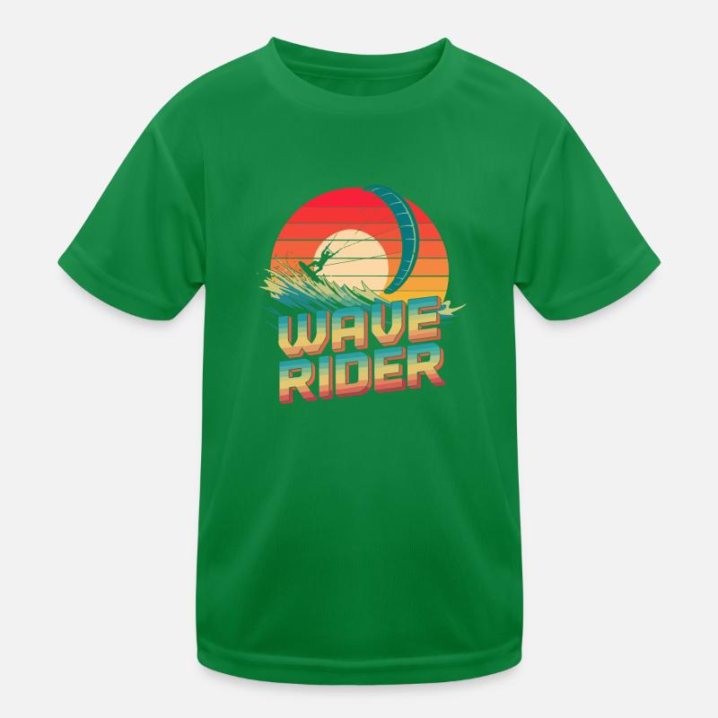 Wave rider Kitesurf Design T-shirt sport Enfant