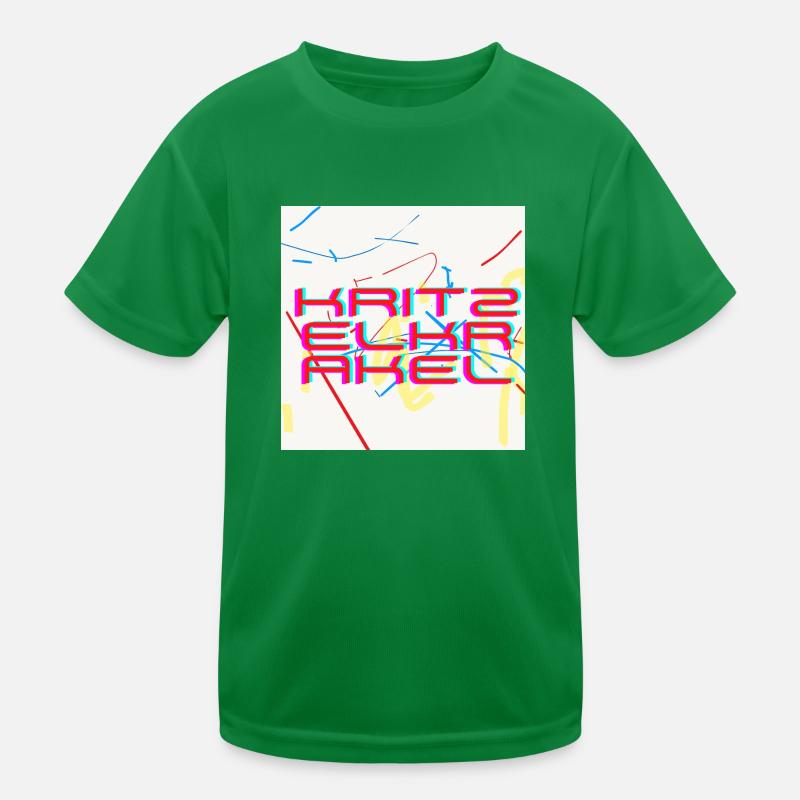 Doodle scribbles Kids Functional T-Shirt