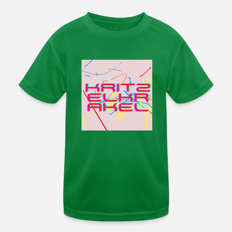Kritzelkrakel Kinder Funktions-T-Shirt