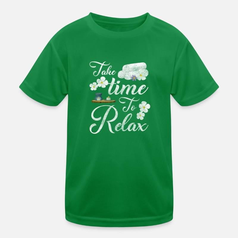 Relaxation Relax Recreation Excursion Kids Functional T-Shirt