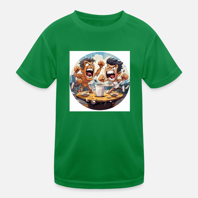 Die Coffee Pucksters Kinder Funktions-T-Shirt