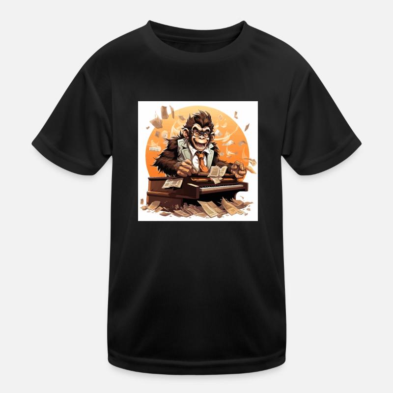 Der Koffein-Maestro Kinder Funktions-T-Shirt