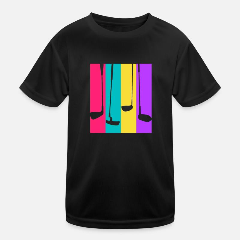 Retro golf - golfer gift idea Kids Functional T-Shirt