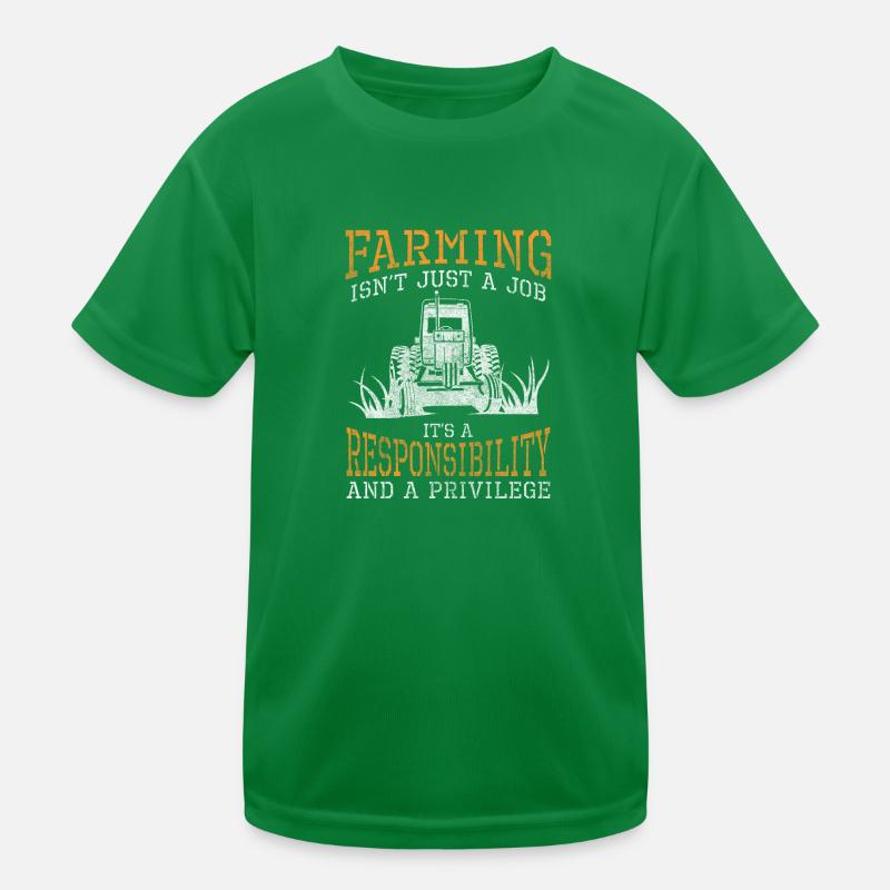 Ferme fermière Pitchfork Vocation T-shirt sport Enfant