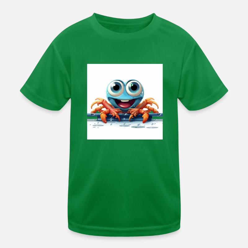 The Percussive Crab Kids Functional T-Shirt
