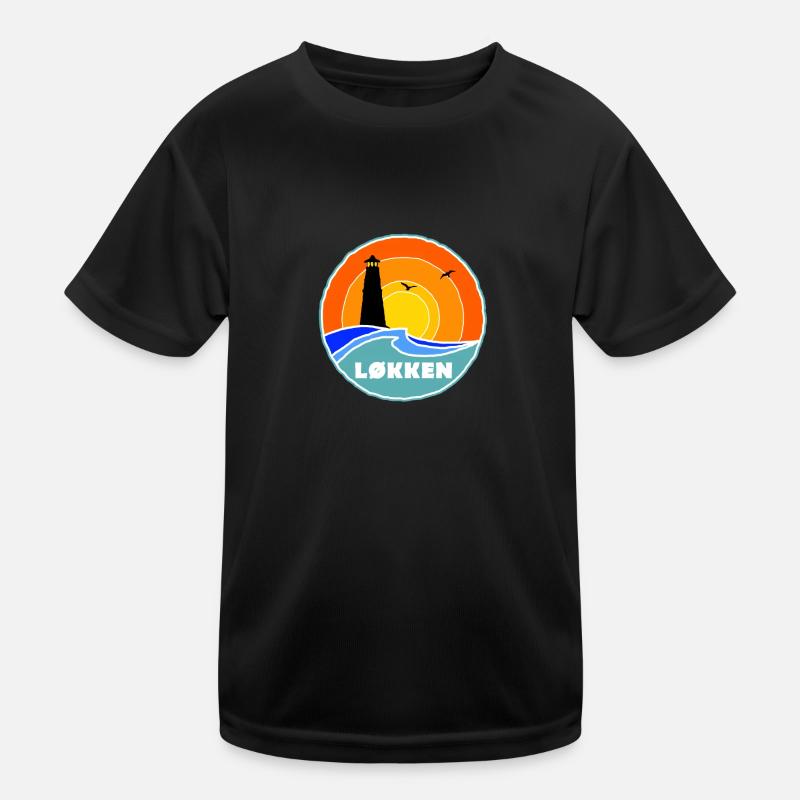 Phare de Løkken, Danemark T-shirt sport Enfant