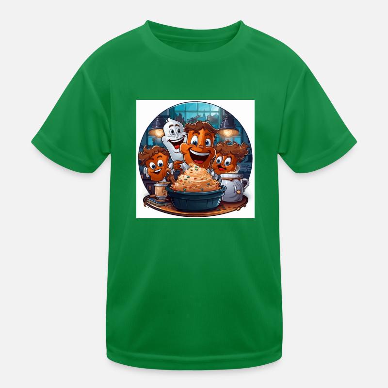 Die Lebkuchen-Kapern Kinder Funktions-T-Shirt