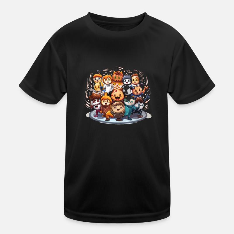 The Zany Winter Fun Kids Functional T-Shirt