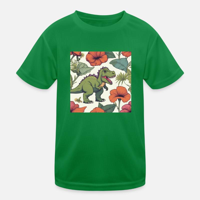 Dinosaur Kinder Funktions-T-Shirt