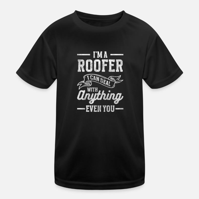Dachdecker Dächer Meister Zunft Kinder Funktions-T-Shirt