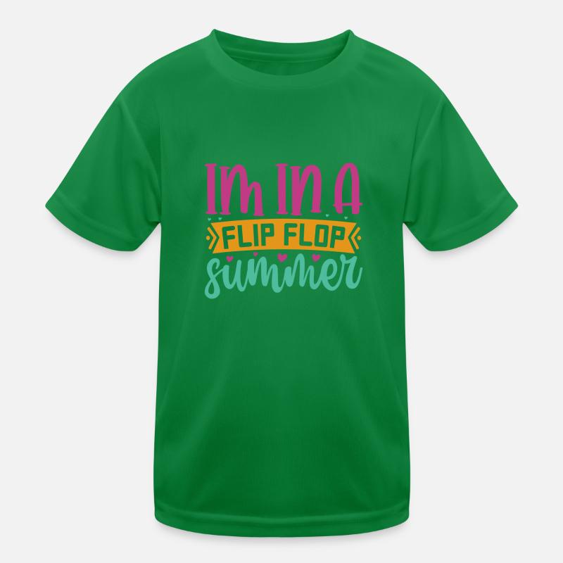 Im In A Flip Flop Sommer Kinder Funktions-T-Shirt