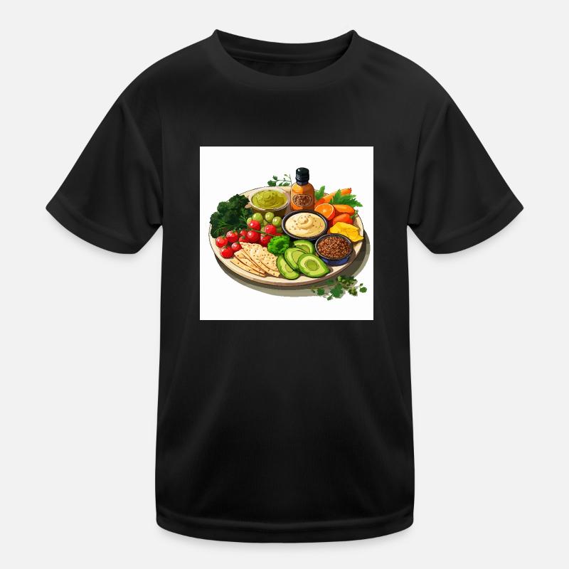 Vibrant Platter Kids Functional T-Shirt