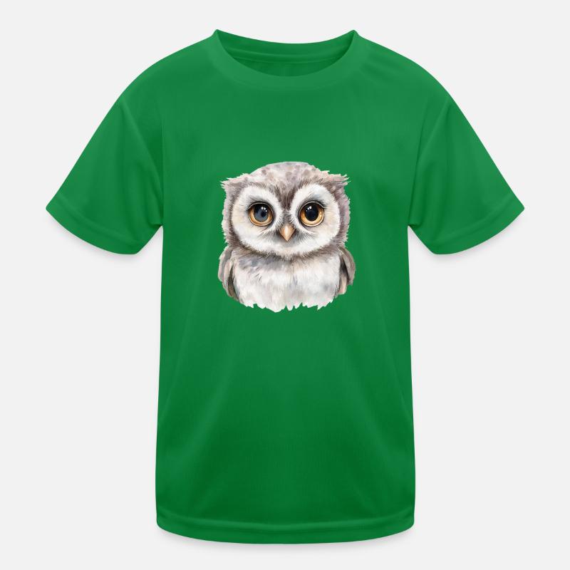 Baby Eule Kinder Funktions-T-Shirt