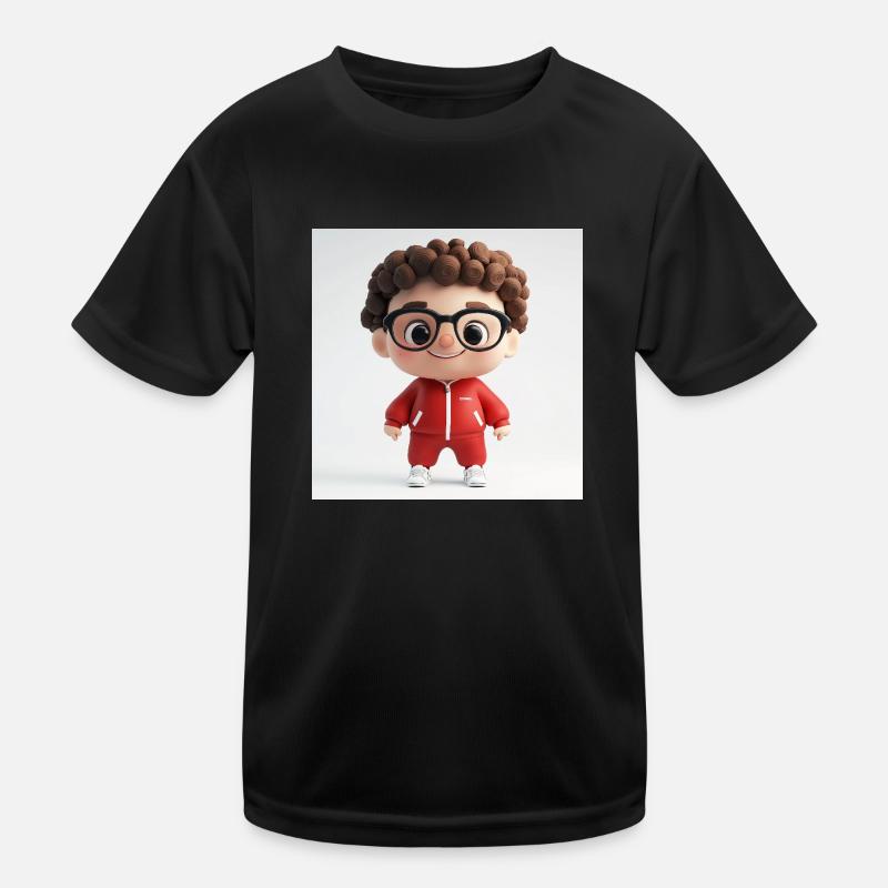 3d Charakter - Cute Guy Kinder Funktions-T-Shirt