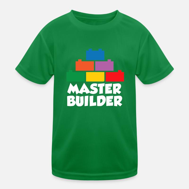 Brick Builder Toys Blocks Clamping Blocks Bricks Kids Functional T-Shirt