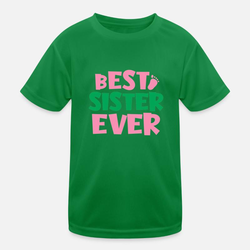 Best Sister Kids Functional T-Shirt
