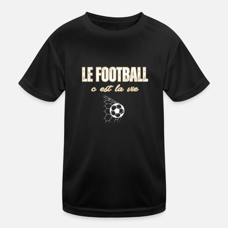 Fußball ist Leben Kinder Funktions-T-Shirt