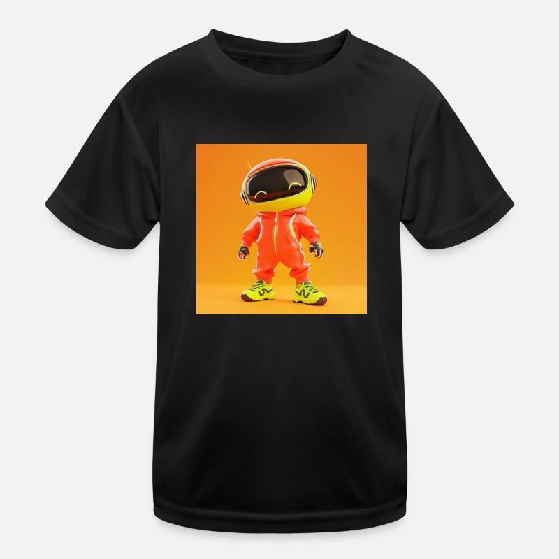3d Character - Cute Robot Kinder Funktions-T-Shirt