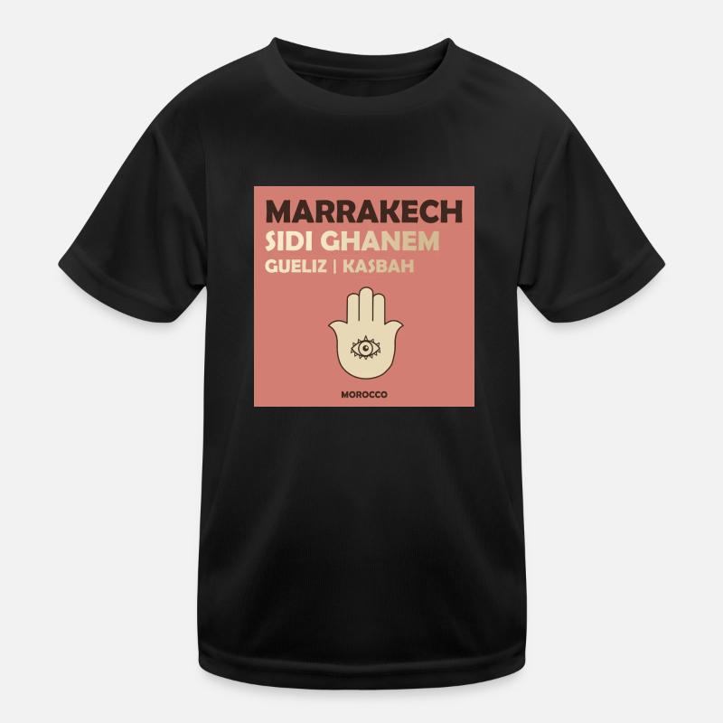 Marrakech Morocco Kids Functional T-Shirt