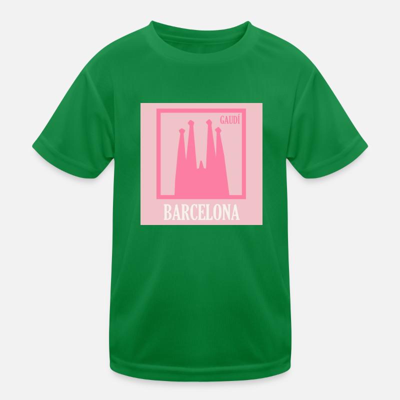 Barcelone rose T-shirt sport Enfant