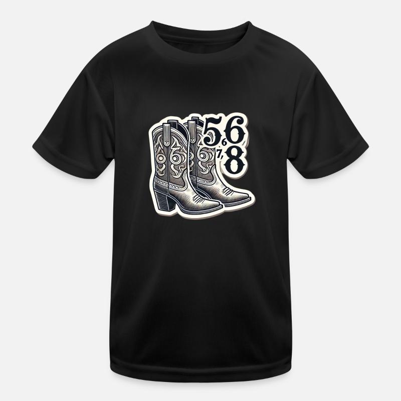 Linedance Geschenk Kinder Funktions-T-Shirt