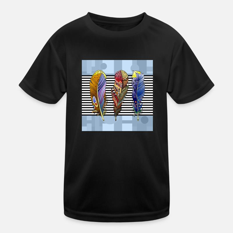 Feder Kinder Funktions-T-Shirt