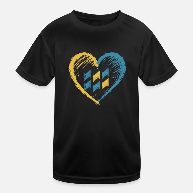 Schéma du syndrome de Down de l’anse cardiaque T-shirt sport Enfant