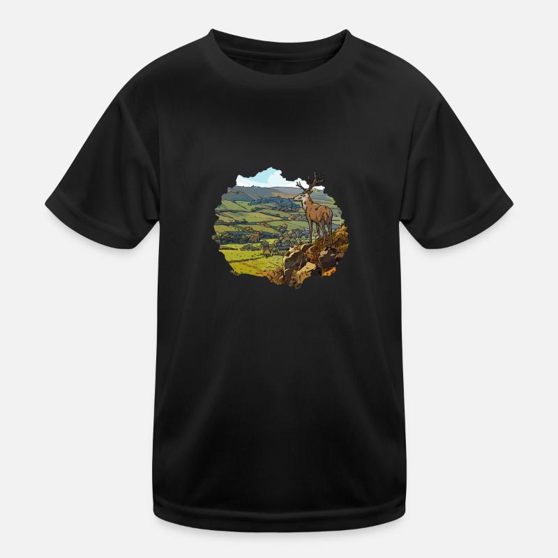 Le Cerf dans la Vallée T-shirt sport Enfant