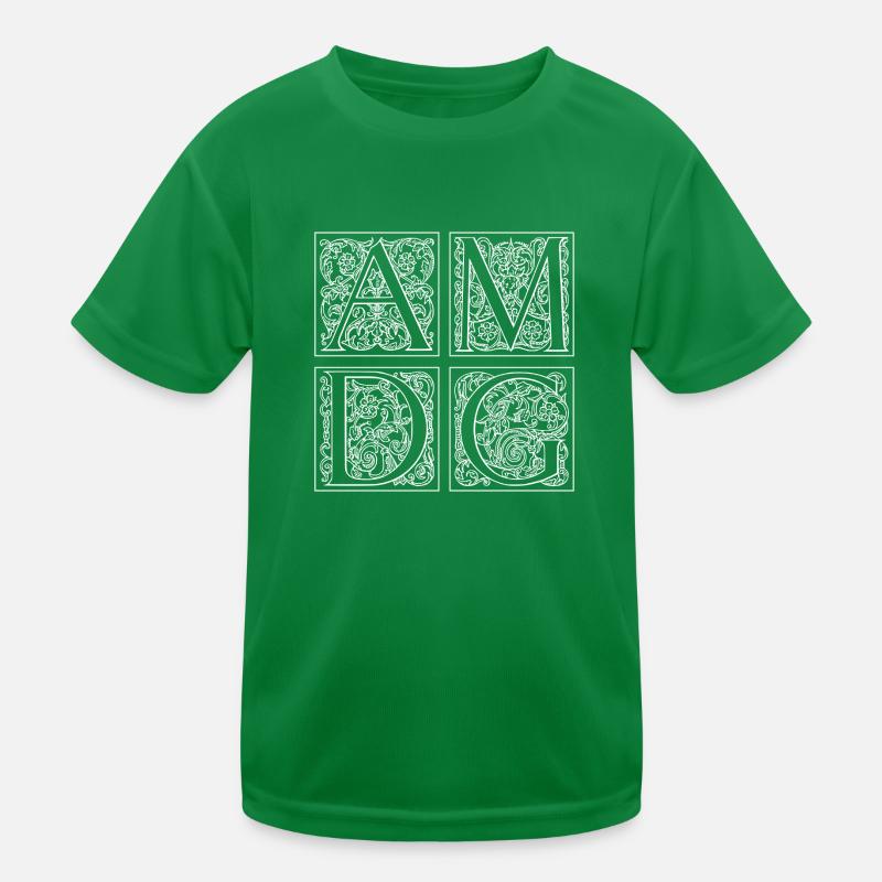 Ad maiorem Dei gloriam Kinder Funktions-T-Shirt