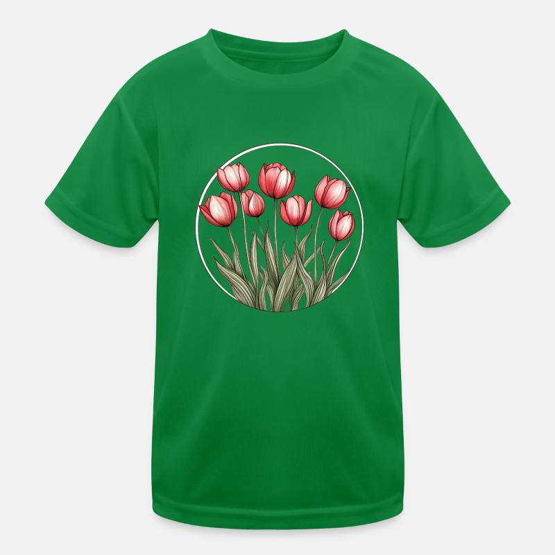 Tulip Circle Kids Functional T-Shirt