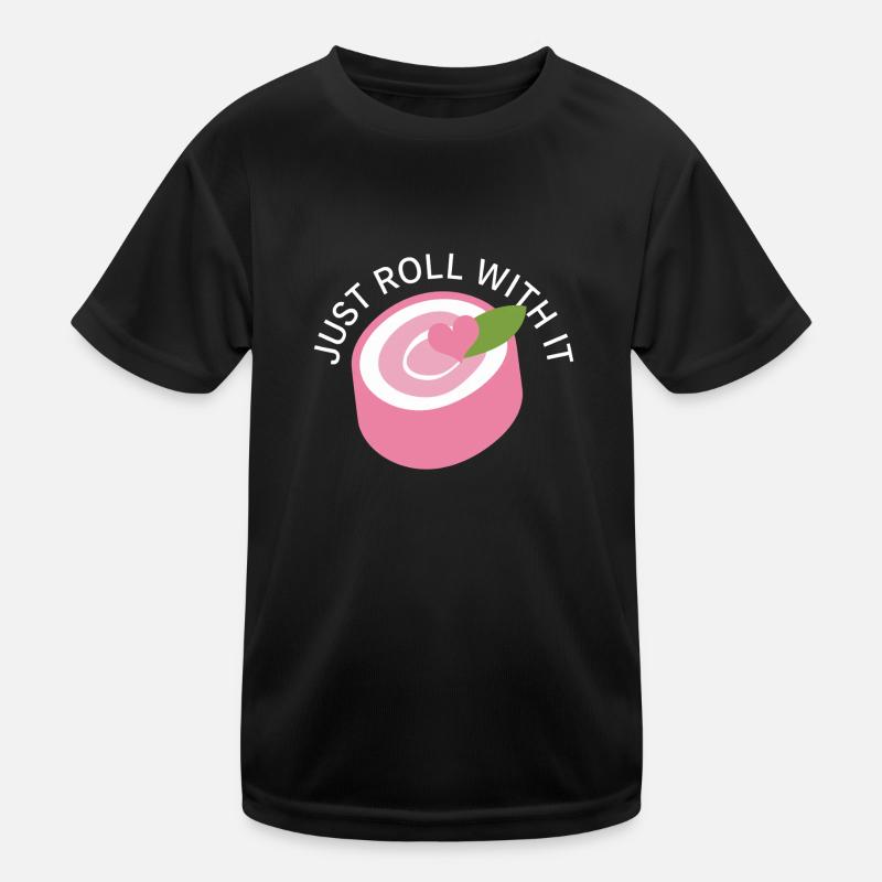 Just Roll With It - Kids Functional T-Shirt - black