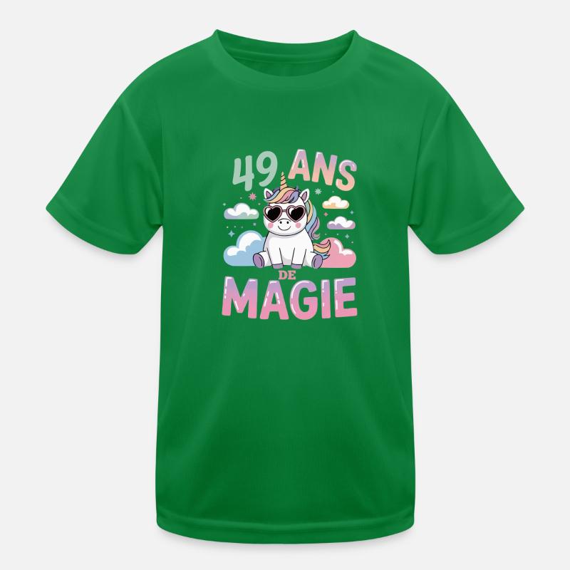 49 ans de magie T-shirt sport Enfant