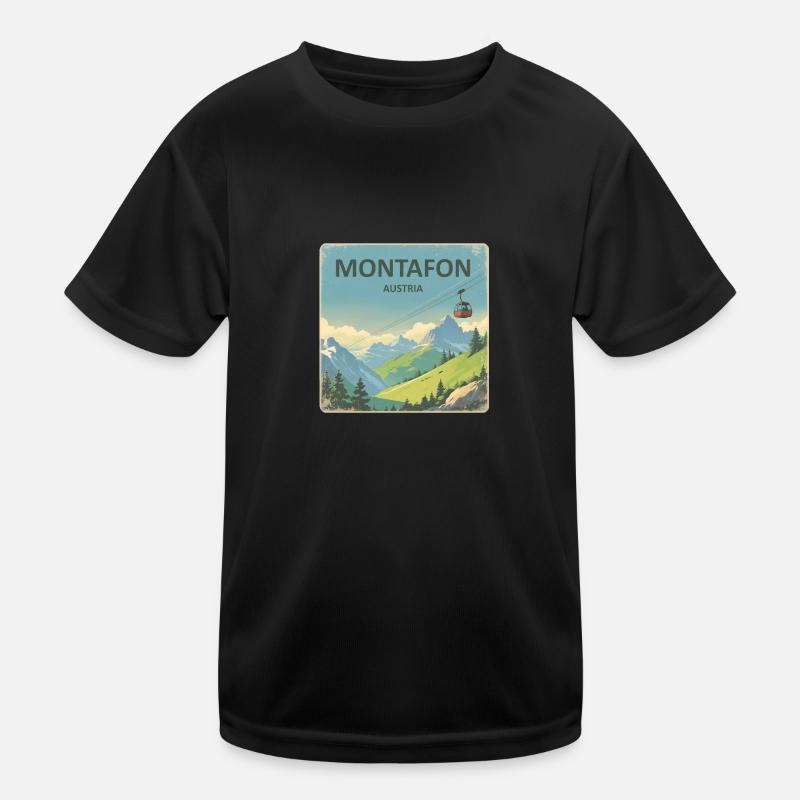 Montafon Kids Functional T-Shirt