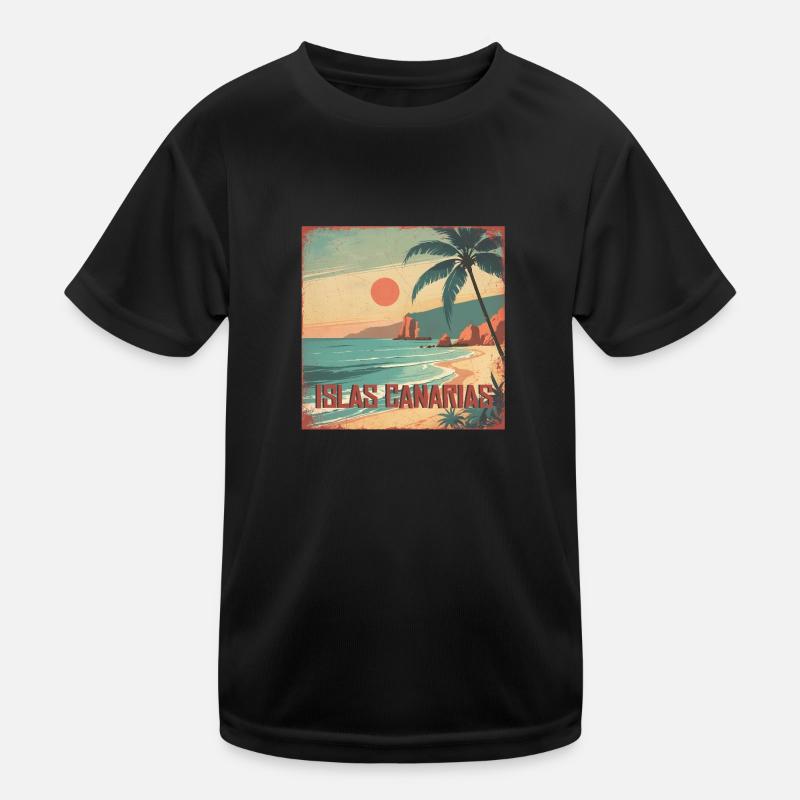 Islas Canarias Kinder Funktions-T-Shirt