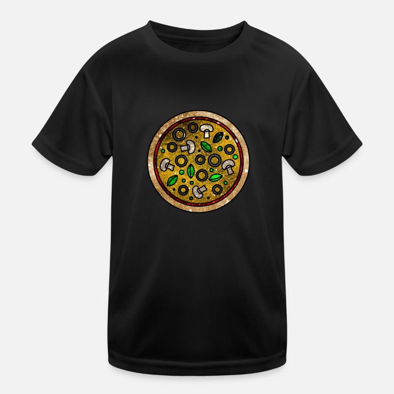 Kosmische Pizza Kinder Funktions-T-Shirt