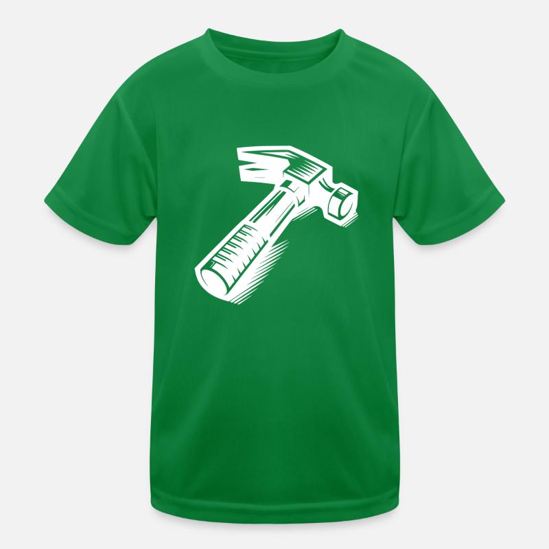 Comic Tattoo Hammer for Tool Fans Kids Functional T-Shirt