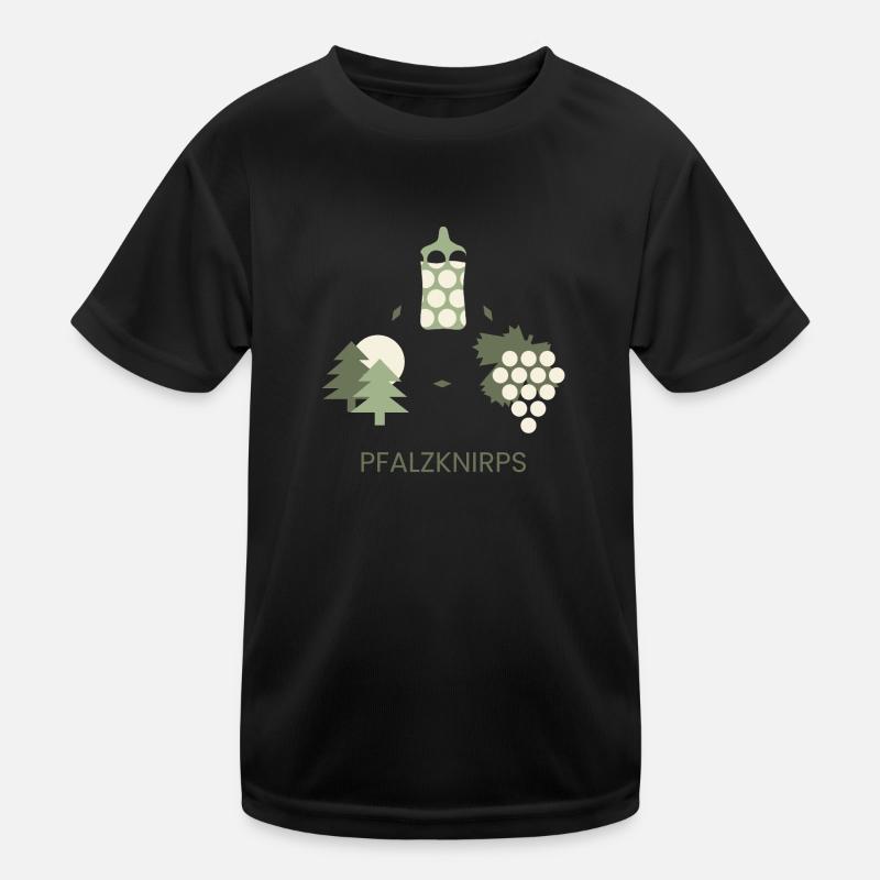 Pfalzknirps in Grün Kinder Funktions-T-Shirt