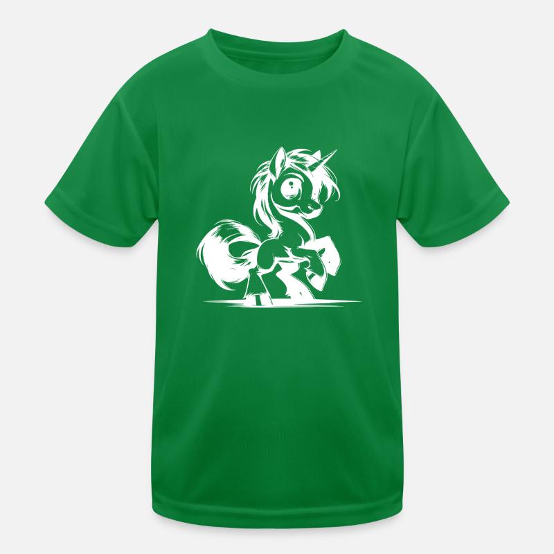 Heute Einhorn Modus an – Niedlichkeit aktiviert Kinder Funktions-T-Shirt