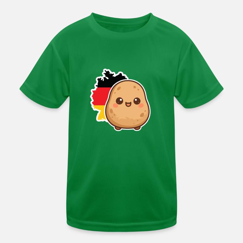 Deutsche Kartoffel Kinder Funktions-T-Shirt