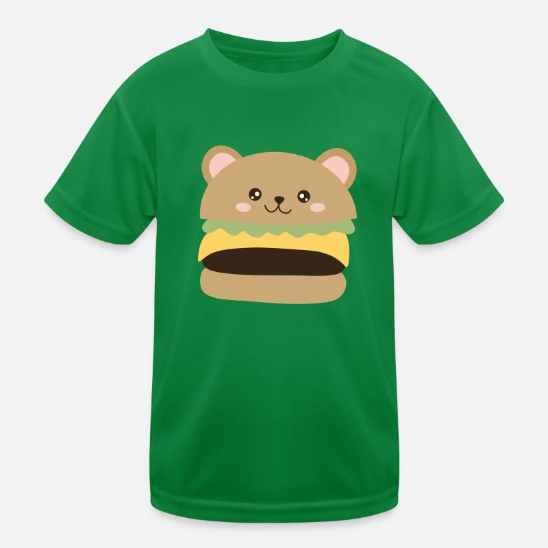Bär Burger Kinder Funktions-T-Shirt