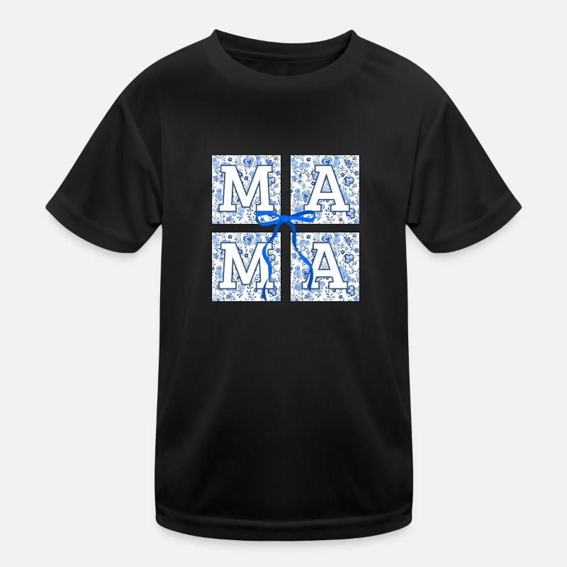 Mama Flowers - Mom Gift Idea Kids Functional T-Shirt
