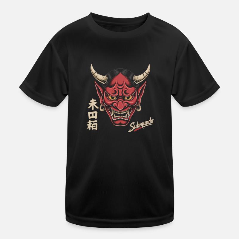 Japanese mask Kids Functional T-Shirt