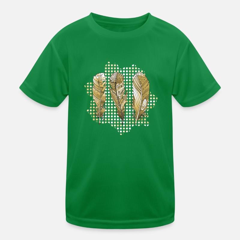 Feder Kinder Funktions-T-Shirt