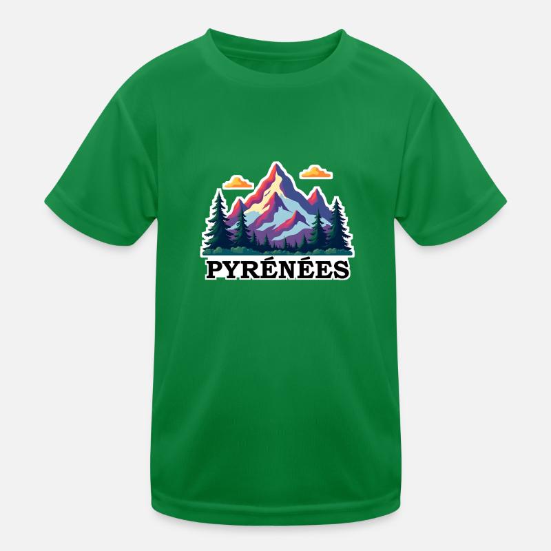 Pyrenaeen Pyrenees Kids Functional T-Shirt